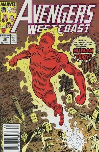 AVENGERS WEST COAST #50B