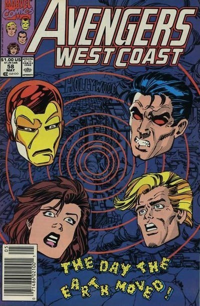 AVENGERS WEST COAST #58B