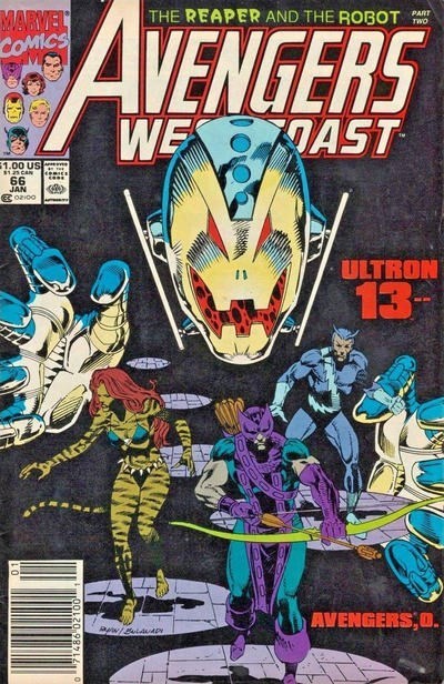 AVENGERS WEST COAST #66B