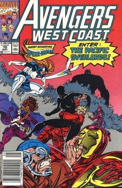 AVENGERS WEST COAST #70B