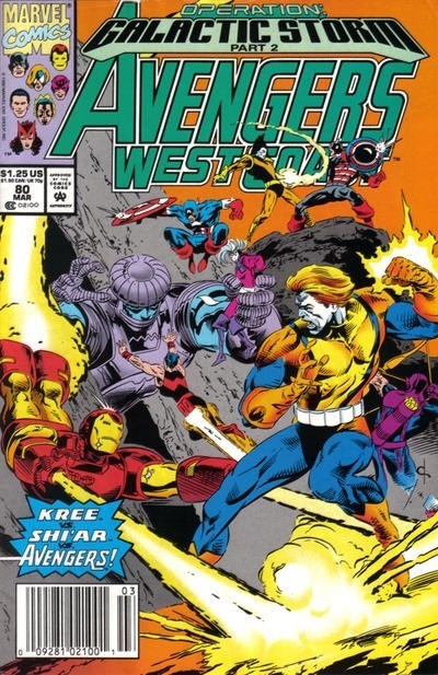 AVENGERS WEST COAST #80B