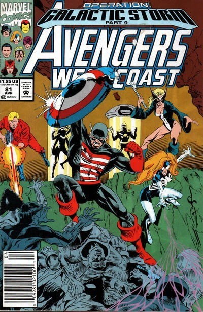 AVENGERS WEST COAST #81B