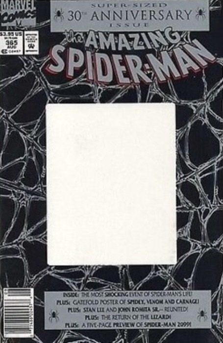 THE AMAZING SPIDER-MAN #365-ERROR