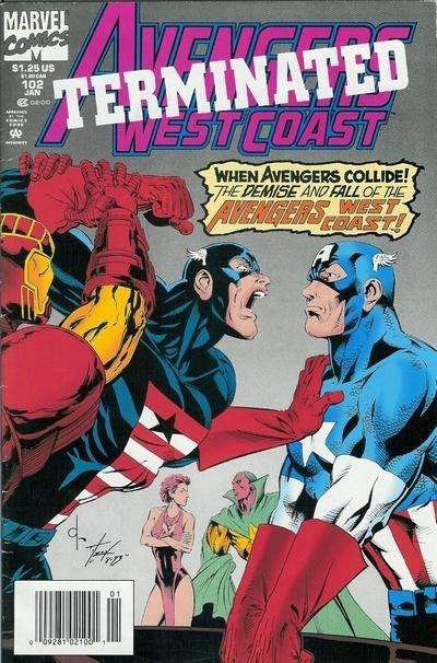 AVENGERS WEST COAST #102B