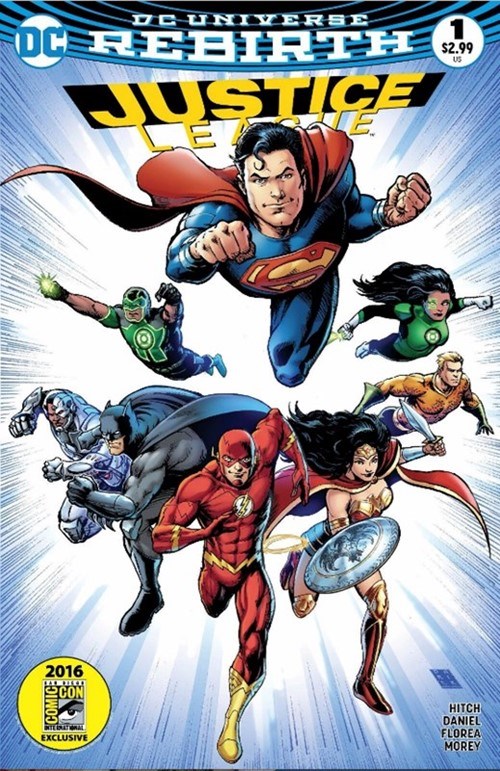 JUSTICE LEAGUE #1-SDCC-B