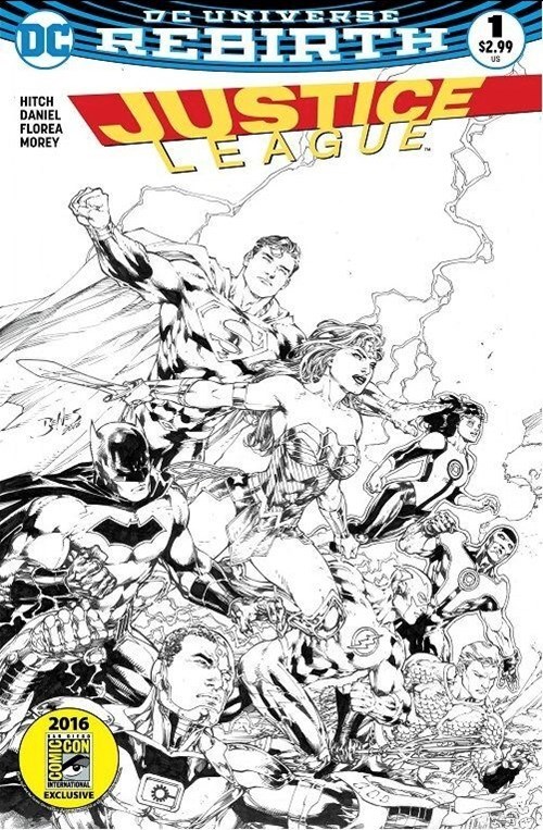 JUSTICE LEAGUE #1-SDCC-D