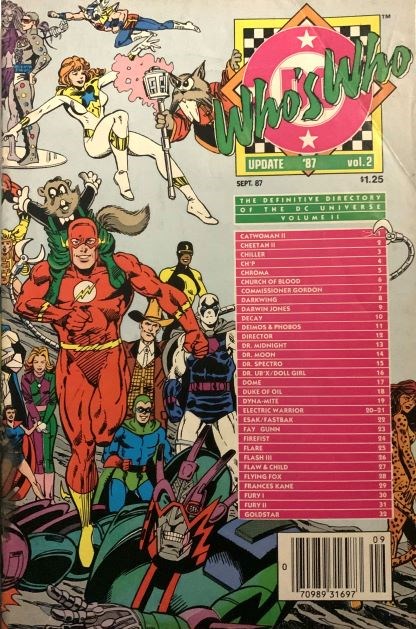 WHO'S WHO UPDATE '87 #2B