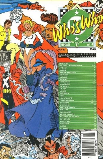 WHO'S WHO UPDATE '87 #4B