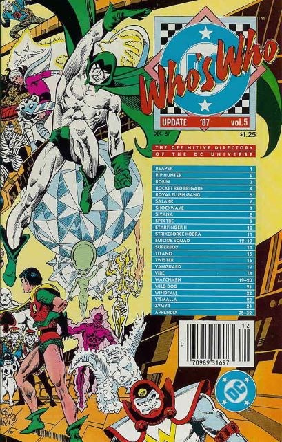 WHO'S WHO UPDATE '87 #5B