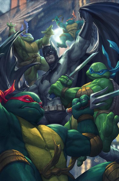BATMAN / TEENAGE MUTANT NINJA TURTLES #1-CONQ