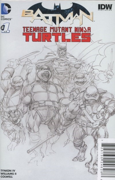 BATMAN / TEENAGE MUTANT NINJA TURTLES #1-DF-B