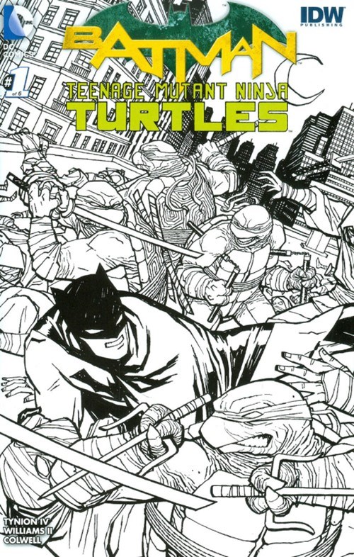 BATMAN / TEENAGE MUTANT NINJA TURTLES #1-MID-B
