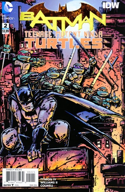 BATMAN / TEENAGE MUTANT NINJA TURTLES #2B