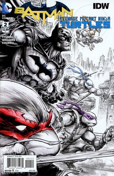 BATMAN / TEENAGE MUTANT NINJA TURTLES #2-2nd