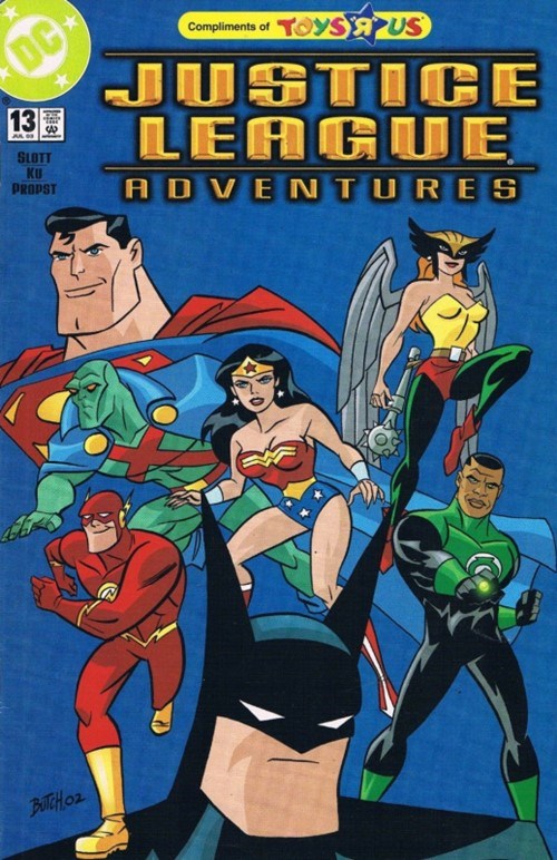 JUSTICE LEAGUE ADVENTURES #13-TOYSR