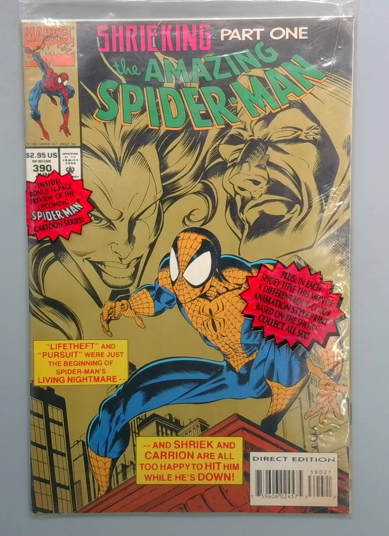 THE AMAZING SPIDER-MAN #390B