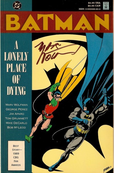 BATMAN: A LONELY PLACE OF DYING #1-2nd-A
