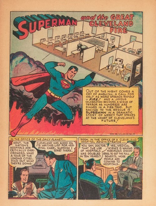 SUPERMAN AND THE GREAT CLEVELAND FIRE #nn