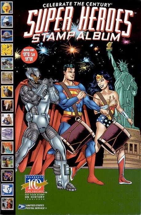 CELEBRATE THE CENTURY SUPER HEROES STAMP ALBUM #8