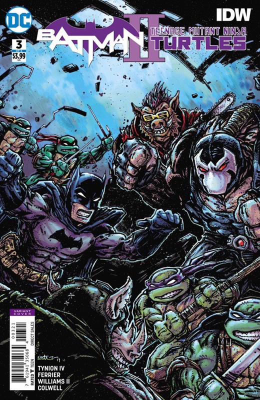 BATMAN / TEENAGE MUTANT NINJA TURTLES II #3B