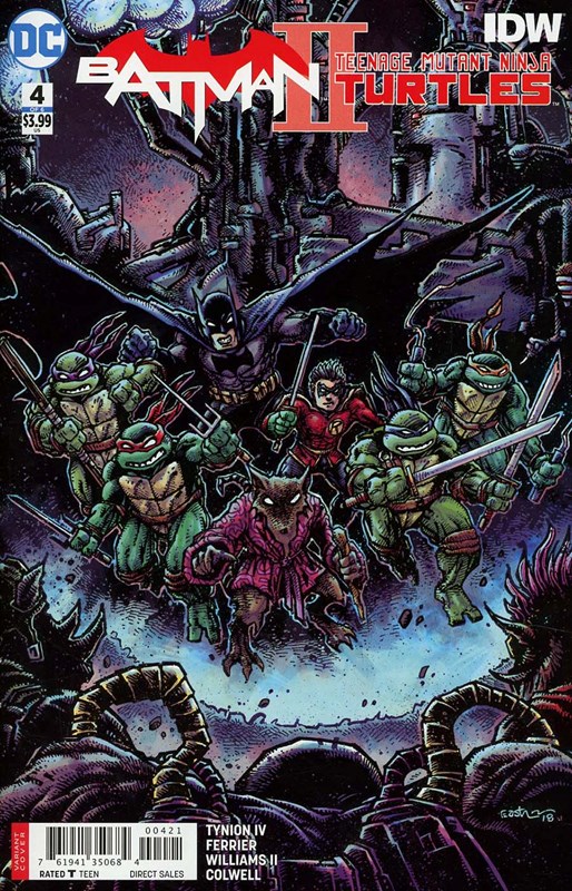 BATMAN / TEENAGE MUTANT NINJA TURTLES II #4B