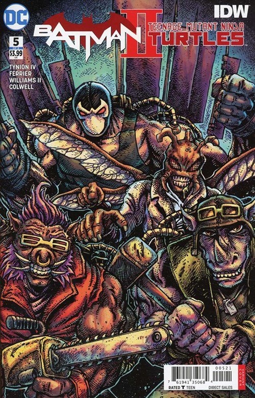 BATMAN / TEENAGE MUTANT NINJA TURTLES II #5B