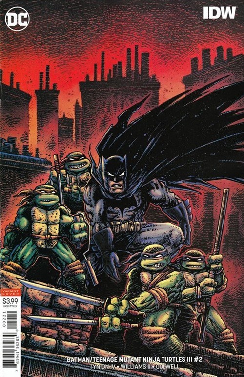 BATMAN / TEENAGE MUTANT NINJA TURTLES III #2B