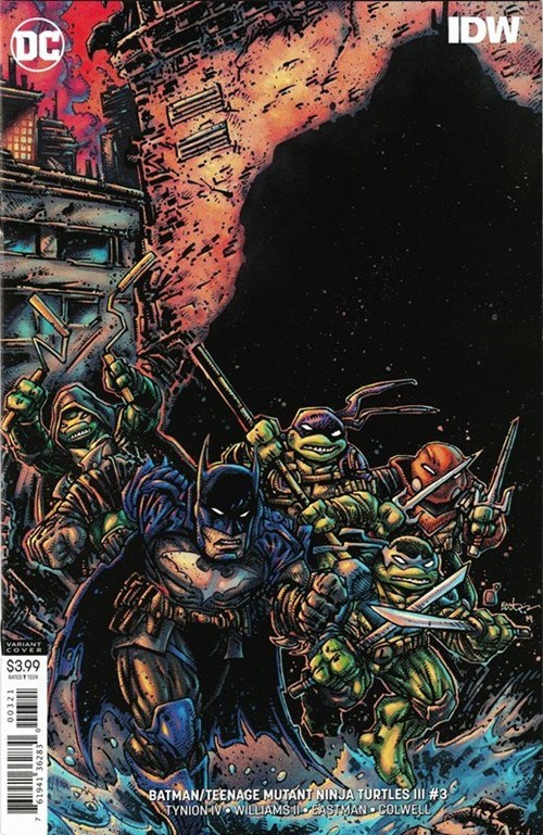 BATMAN / TEENAGE MUTANT NINJA TURTLES III #3B