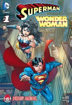 SUPERMAN/WONDER WOMAN WENDY'S KIDS' MEAL #1