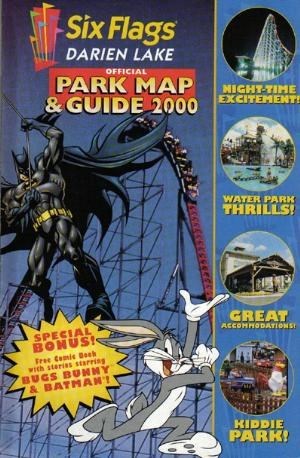 SIX FLAGS OFFICIAL PARK MAP & GUIDE 2000 #1D