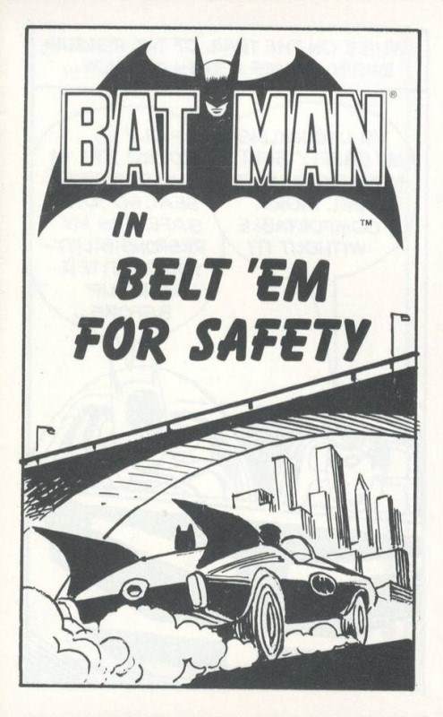 BATMAN: BELT 'EM FOR SAFETY #1