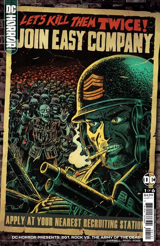 DC Horror Presents Sgt. Rock Vs The Army Of The Dead #1B