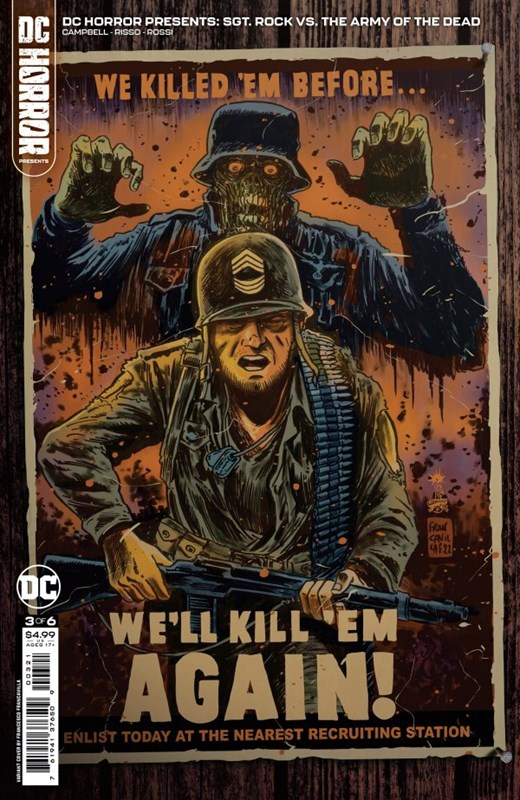 DC Horror Presents Sgt. Rock Vs The Army Of The Dead #3B