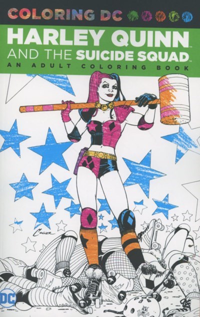 COLORING DC HARLEY QUINN AND THE SUICIDE SQUAD #1